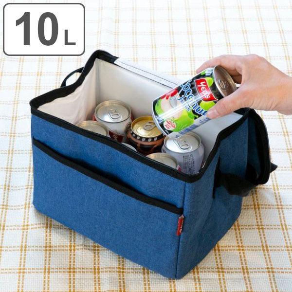 ポータブルクーラー 10L 冷却パック付き Amazon | クーラーボックス クーラーバッグ 保冷 保温 ソフト