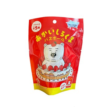 NOL 紅色的白熊入浴球