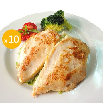 卜蜂 醃漬去骨雞胸肉 超值10包組_共20片(200g,2片/包) 生品