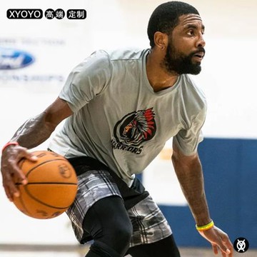 歐文同款ws印第安人美式籃球短袖男2號球衣T恤獨行俠訓練服投籃服