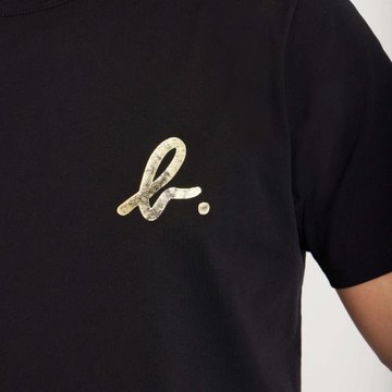 2026新款PALEESIJA燙金印花 小b 經典 純棉 短袖T恤 休閑男裝