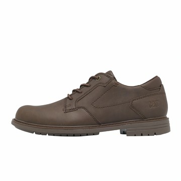 CAT 休閒鞋 Staten Lo Shoes 寬楦 男鞋 棕 皮革 休閒便鞋 皮鞋 CA726700