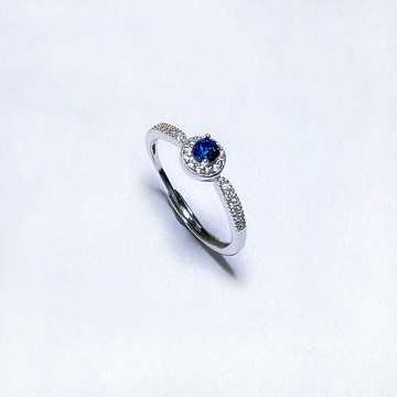 寶石系 天然寶石 藍寶石 925純銀 戒指