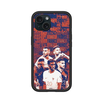 iPhone 15 Mod NX 黑 - FFF - France National team - Pattern