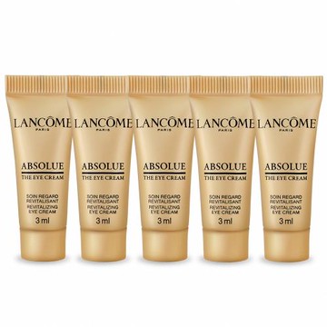 LANCOME 蘭蔻 絕對完美永生玫瑰肽金逆時眼霜(3ml)X5