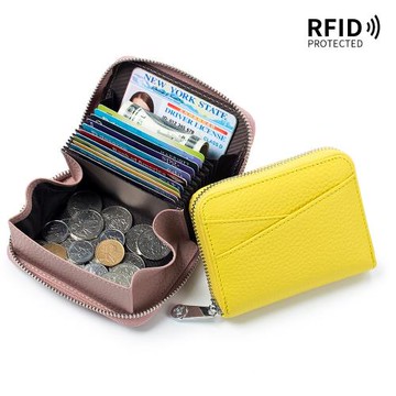 RFID日式拉鏈男女款硬幣包風琴