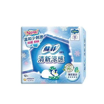 SOFY 6包組-29公分(日用)清新涼感超薄衛生棉