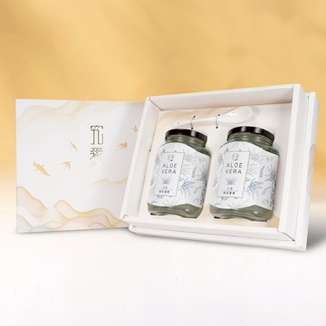 【究愛燕窩】經典冰糖鮮採蘆薈( 380ml x2 )二入精緻禮盒｜生日禮物｜最佳送禮首選｜禮品｜飲控推薦｜有機白木耳｜禮品｜生日禮｜閨蜜禮｜618禮物｜端午送禮｜畢業禮物