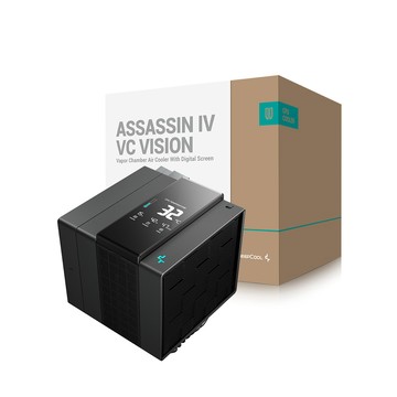 DEEPCOOL ASSASSIN IV VC VISION 阿薩星 雙塔 CPU 數位顯示 散熱器