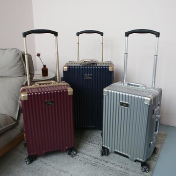 小眾寬版大拉桿行李箱靜音萬向輪旅行箱20寸登機箱26寸托運箱包