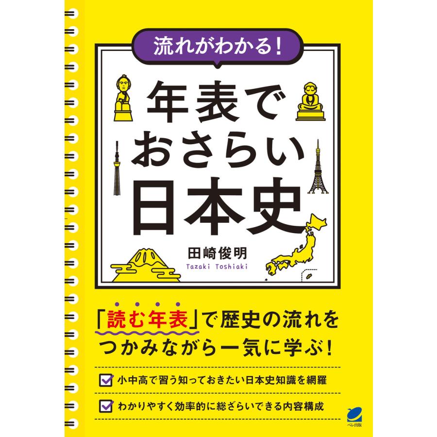 流れがわかる! 年表でおさらい日本史 電子書籍版   著:田崎俊明