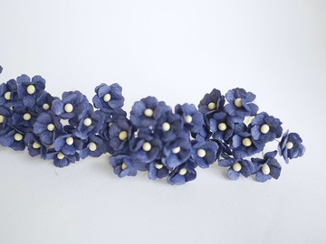 紙花，用品，100 件。繡球花紙，尺寸 1.5 厘米，藍色