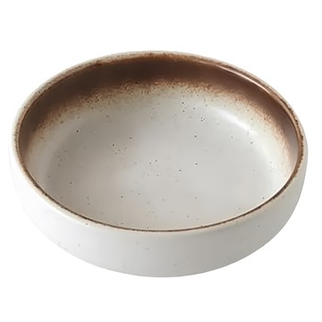 WANDU 瓦讀 日式粗陶調味碟 6吋 銀棕色 餐桌擺飾  1個