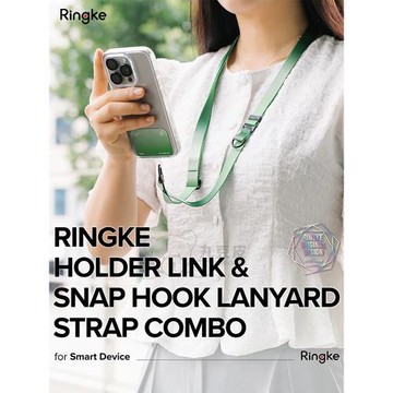 韓國Ringke手機掛繩斜挎長繩便攜可拆卸卡片通用墊片漸變ins風
