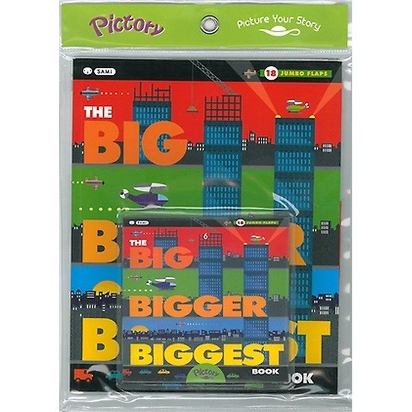 Pictory Set IT-07 The Big Bigger Biggest Book（Paperback   Audio CD）