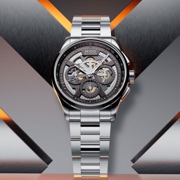 MIDO 美度錶  Multifort 鏤空計時碼錶 機械錶 男錶 手錶-43mm M0386621106000