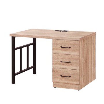 【唯熙傢俱】艾妲原切橡木4尺書桌