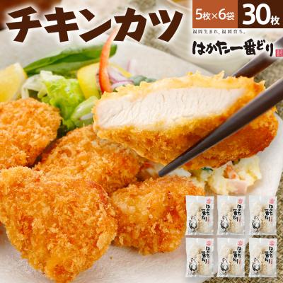 ふるさと納税 古賀市 「はかた一番どり」チキンカツ　(株)あらい