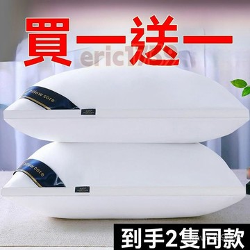 📣台灣24H📣【買一送一】可水洗枕芯一對裝送枕套羽絲絨枕頭五星級酒店成人家用 GEGS