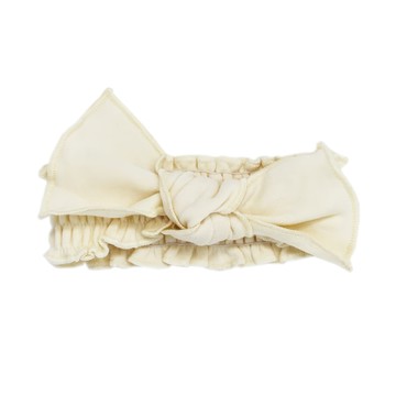 L'ovedbaby 大蝴蝶結髮帶 30g  米色 Beige  0-12個月