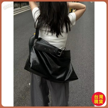 💚超夯好物💚今年流行高級感秋冬大容量軟皮託特包男女通用慵懶風單肩斜挎包 HCWW