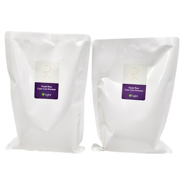 O'right 歐萊德 護色洗髮精補充包 紫玫瑰 600mL/包  2包