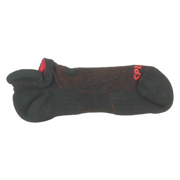 SPIRIT 跑步踝襪 壓縮/除臭-女款  M(22~25cm)  黑紅色