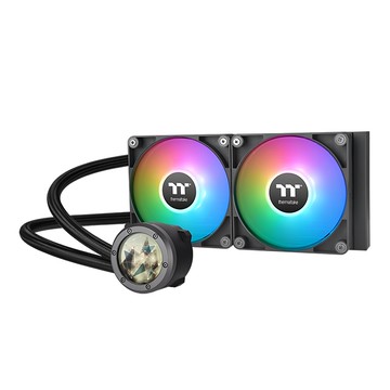 thermaltake 曜越 TH240 V2 Ultra ARGB Sync 主板連動 2.1吋液晶冷頭 240mm高轉速設計  CL-W383-PL12SW-A  黑色  1個