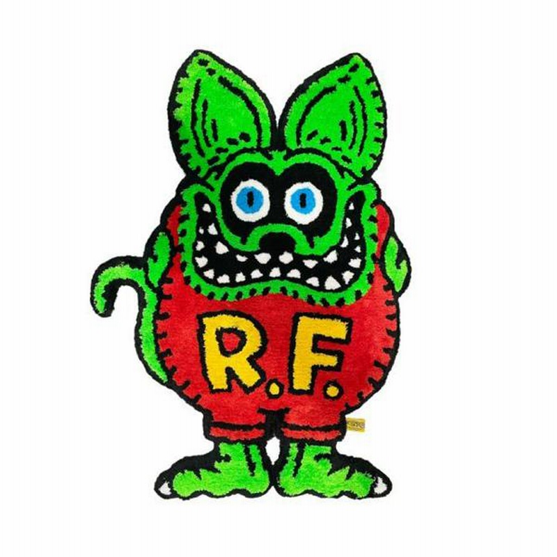 J ラットフィンク ラットフィンク ORIGINAL RAT FINK RUG MAT ラグマット 厚手