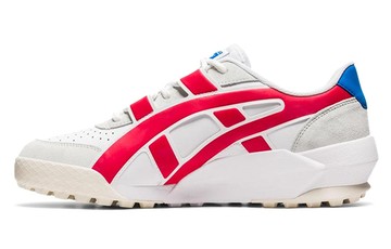 ONITSUKA TIGER BIG LOGO TRAINER WHITE ROSE RED