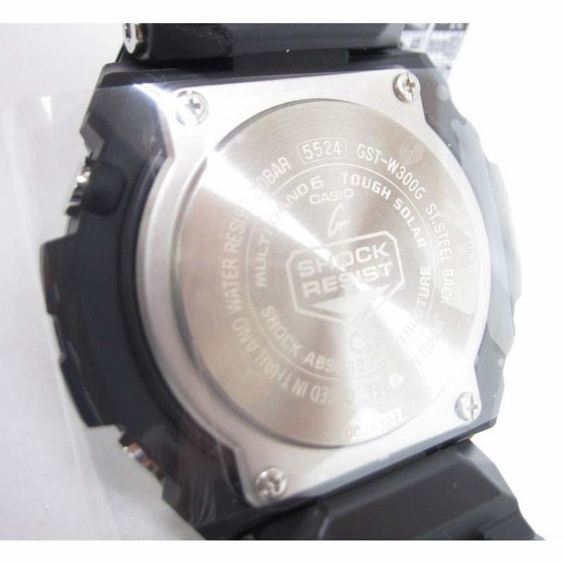 未使用 CASIO カシオ G-SHOCK GST-W300G-1A2JF クォーツ 腕時計