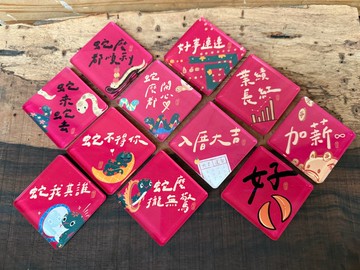 蛇麼都好 第一彈 春聯壓克力磁鐵_單入 好日吉工作室