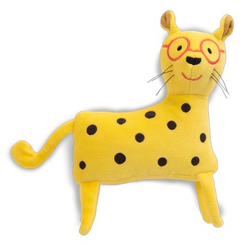 Moulin Roty 袖珍動物系列 戴眼鏡的黃豹  20cm  1個