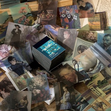【玫瑰花園手作】366張素材手帳 裝飾diy拼貼 無黏性 文藝復興 打底便簽紙 手帳貼紙 便利簽 SY0153