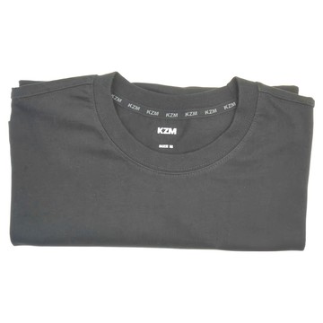 KZM OUTDOOR 印刷短袖 黑色 100%棉  M