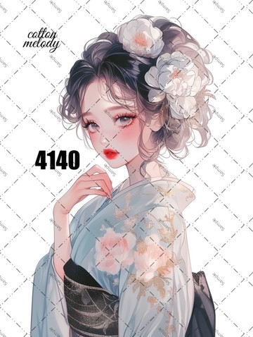 original sticker no.4140 人物貼紙 原創貼紙 原創人物貼紙 裝飾貼紙 cotton melody