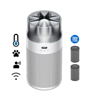 領券再折【送雙豪禮】Dyson HushJet™ Purifier Compact 噴射氣流空氣清淨機 HJ10 (銀白色)