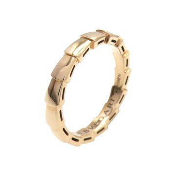 BVLGARI 寶格麗 18K玫瑰金 Serpenti Viper 戒指 #60 【二手名牌BRAND OFF】
