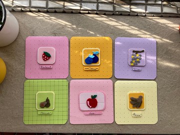 -現貨- 愛吃水果系列/手工卡片/草莓/柑橘/葡萄/酪梨/蘋果/香蕉