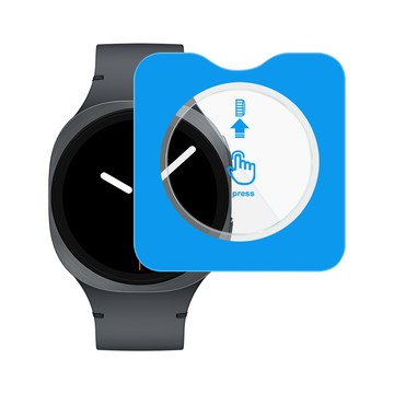 Imak SAMSUNG Watch 8 44mm (LTE/藍牙版) 玻璃手錶膜(自帶定位版)