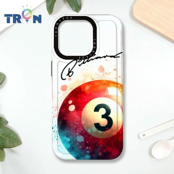 TRON IPHONE 16 PRO 玩撞球 MAGSAFE 磁吸 防摔 太空殼 透黑 手機殼