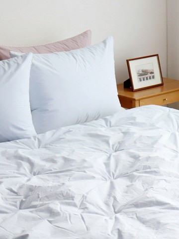 Daily Cotton Bio-Washing Hotel Bedding (Sky Blue)