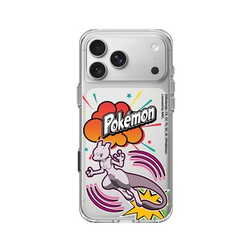 iPhone 17 Pro Max Clear Case（相機按鈕） 透明 - 寶可夢 Pokemon - 戰鬥吧！超夢
