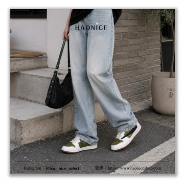 【HAO NICE】客製Air Jordan 1 x Travis Scott 橄欖黑勾 倒勾 板鞋 籃球鞋 假一賠十 配合legit 驗貨