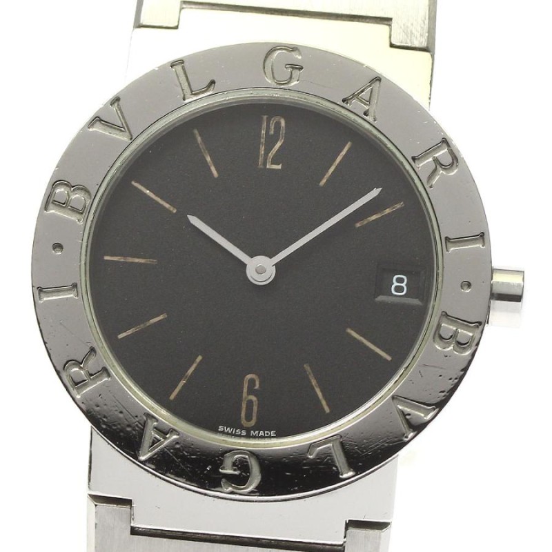 ブルガリ BVLGARI BB30SS ブルガリブルガリ デイト クォーツ ボーイズ  