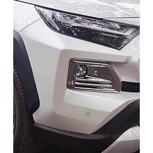 ~歐力斯~豐田 TOYOTA 19-24年 5代 RAV4 前霧燈框 前霧燈飾板 霧燈框 電鍍 碳纖維款 AD版