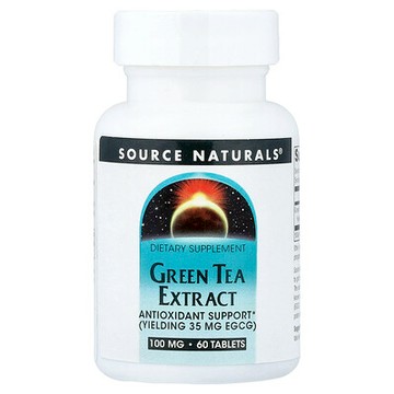 Source Naturals, 綠茶提取物，100 毫克，60 片