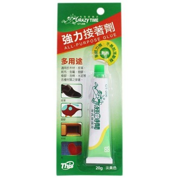 有我就搞定 多用途強力接著劑 CT-206/一卡入(定30) 20G 超級強力膠 MIT製-久玉【APP滿額下單10%點數(單一帳號最高1500點)】8/31止