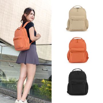 iBrand 輕柔SOFT簡約口袋後背包 輕量防潑水尼龍(多色任選)