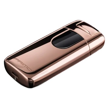 PRIMO 懸空感應式USB充電電子點煙器 四段式電量顯示 安全防風  玫瑰金  1個